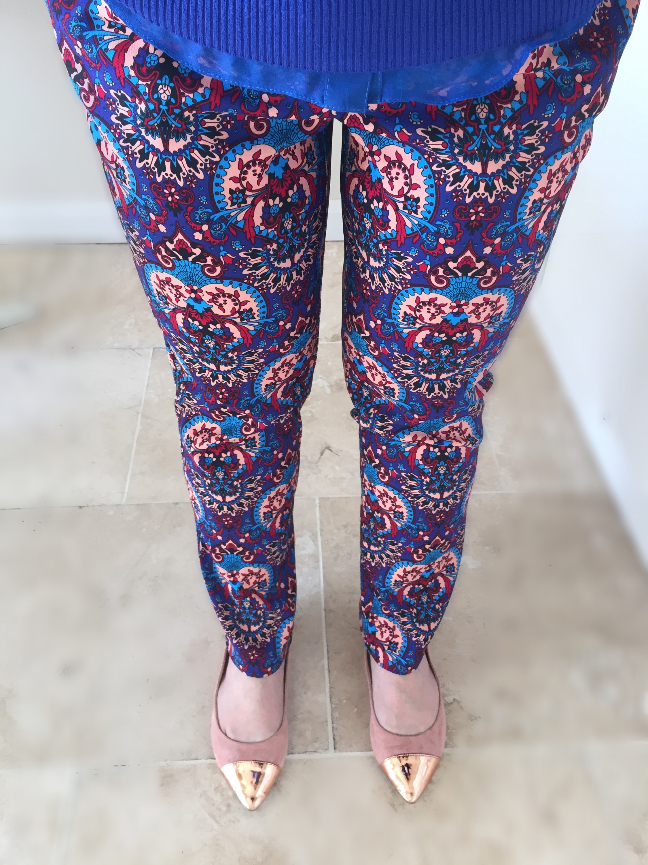 Matalan statement trousers via Always a Blue Sky Girl blog