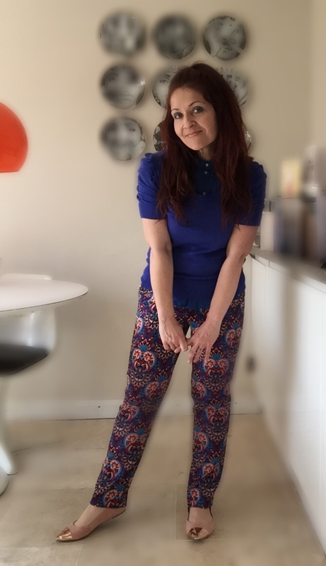 Matalan statement trousers via Always a Blue Sky Girl blog
