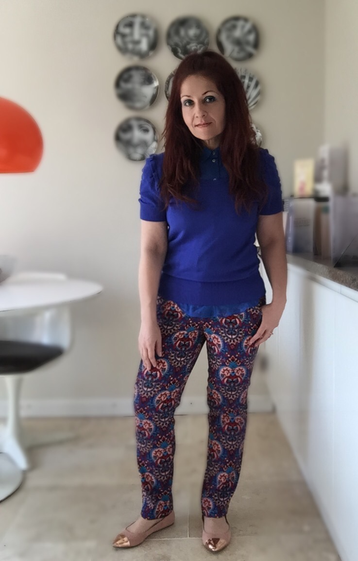 Matalan statement trousers via Always a Blue Sky Girl blog
