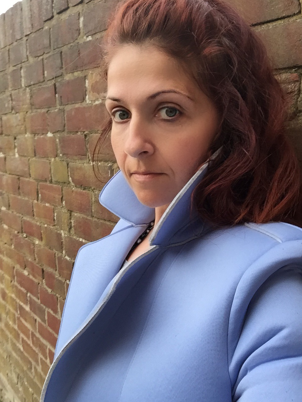 Primark Atmosphere  scuba fabric tench coat #ootd via Always a Blue Sky Girl blog 