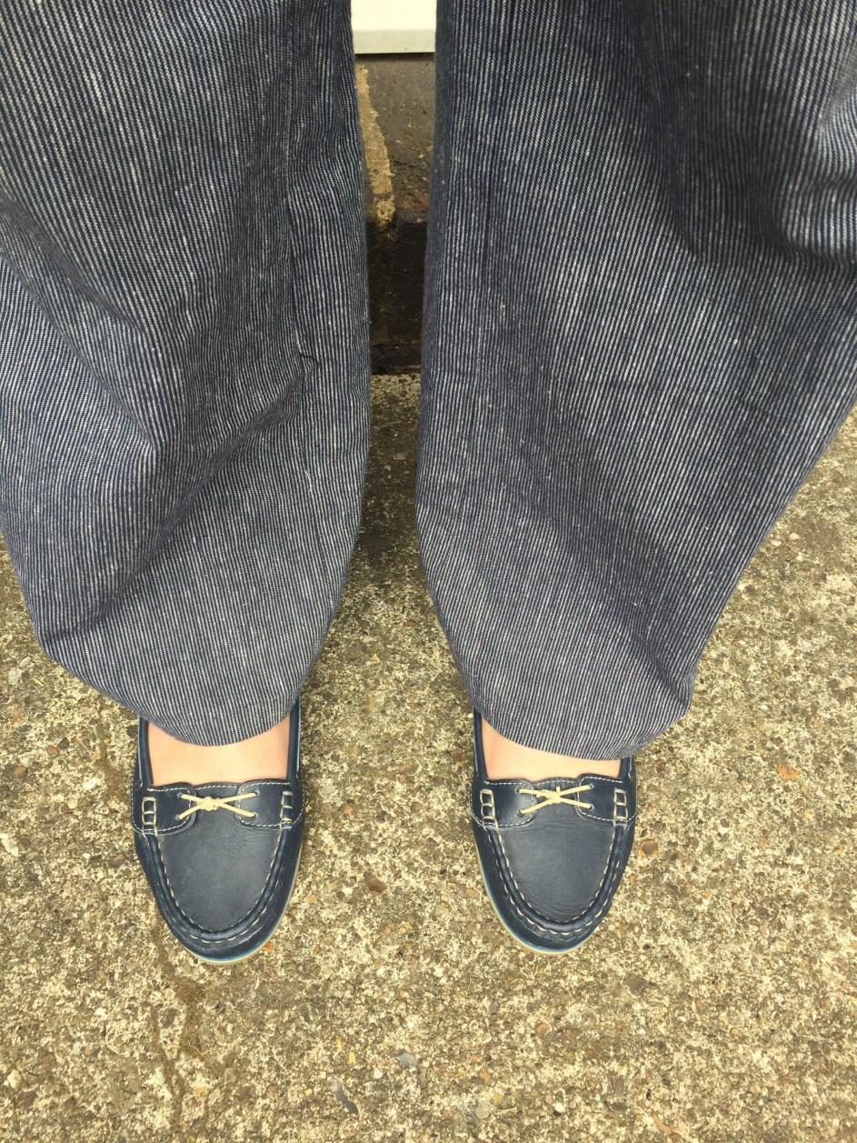 #ootd nautical striped vintage and m&s look via always a Blue Sky Girl blog