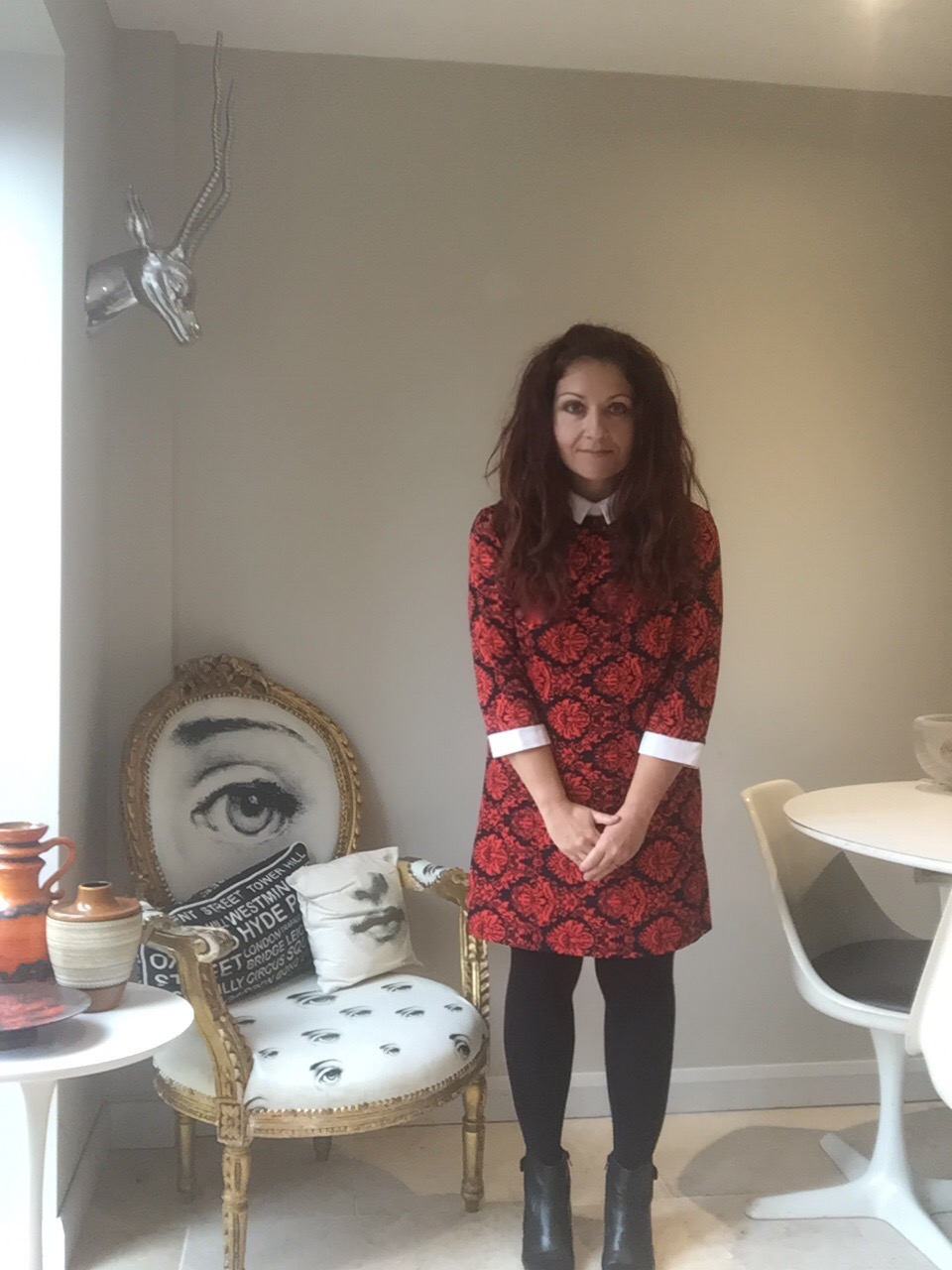 autumn uniform 4 - the dress and boots via Always a Blue Sky Girl blog