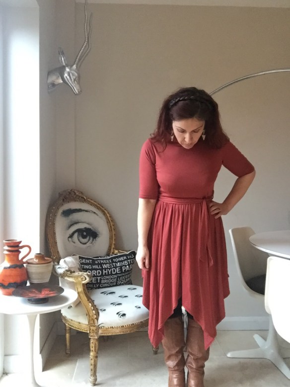 Birthday Buys: BooHoo jersey draped dress | always a blue sky girl Birthday Buys: BooHoo jersey draped dress | always a blue sky girl
