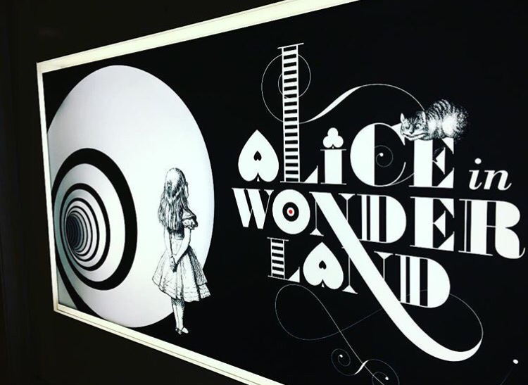 Alice in Wonderland at the British Library – always a blue sky girl