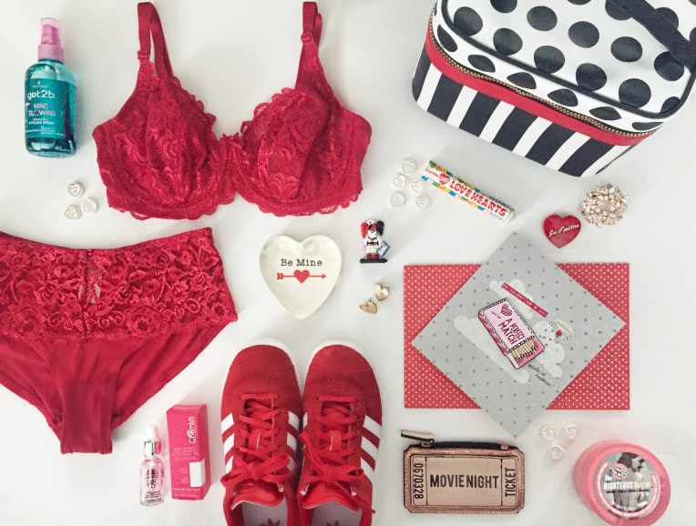 Valentines day flat lay by blueskygirlie aka Always a Blue Sky Girl fashion style blog blogger