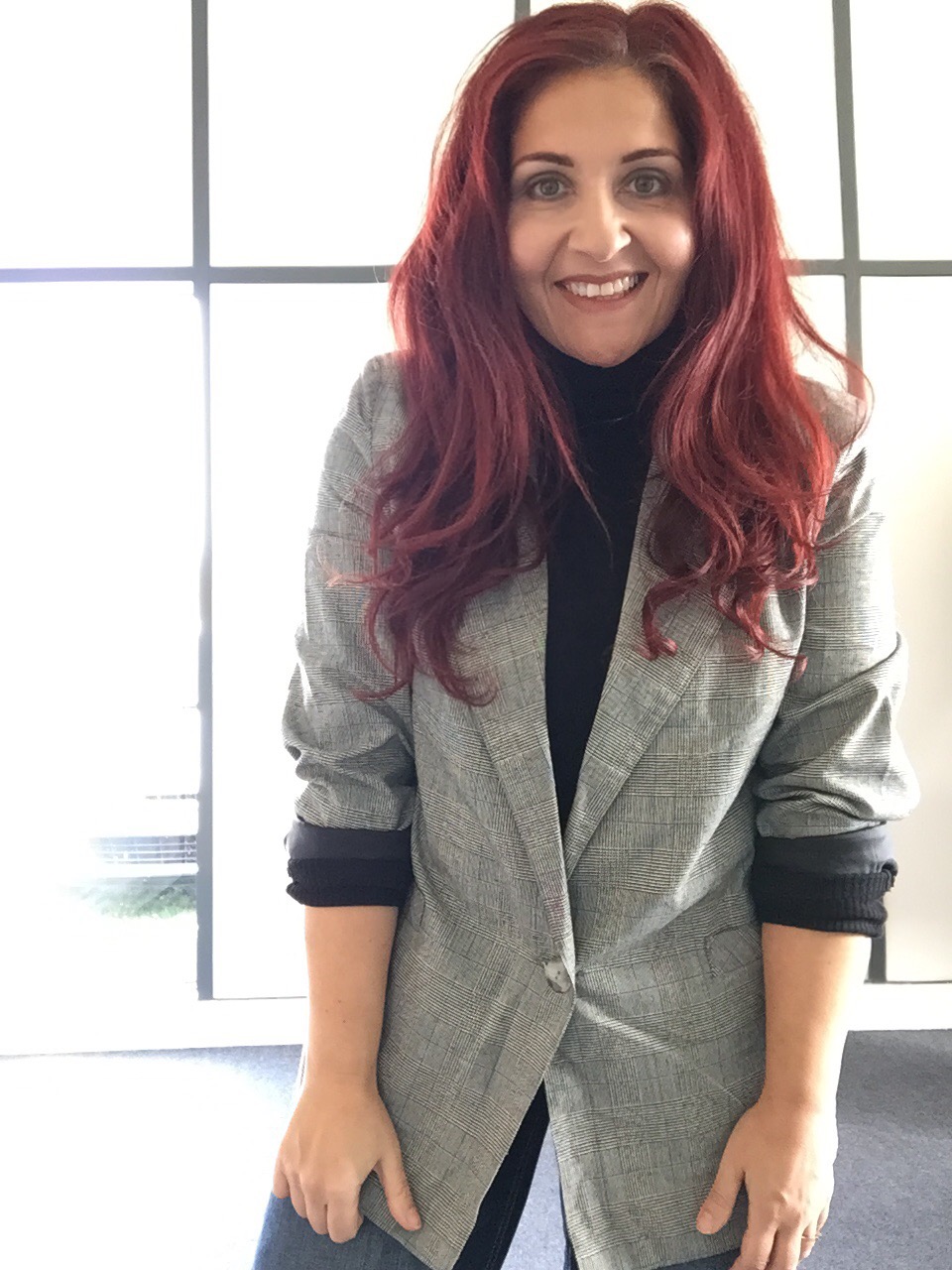 Vintage prince of wales check jacket blazer via Always a Blue Sky Girl blueskygirlie fashion style 40plus blog