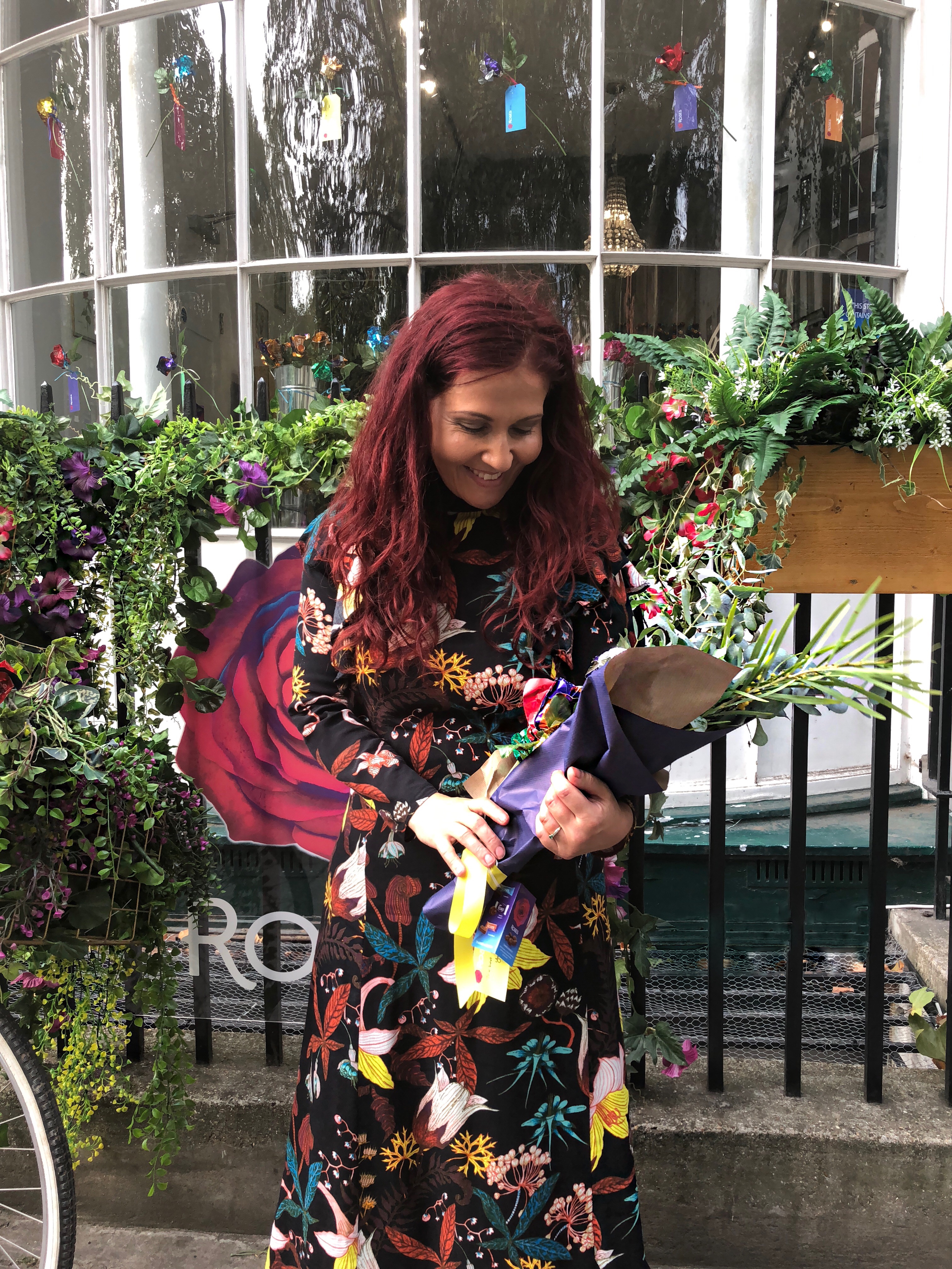 Cadburys Roses Thanks a Bunch Another Way to Say Thank you 80th chocolate pop up event